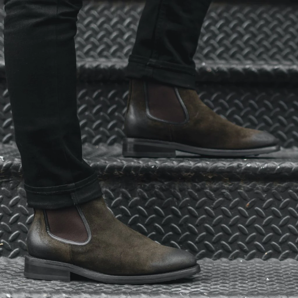 Duke | Dark Olive Suede - Image 5