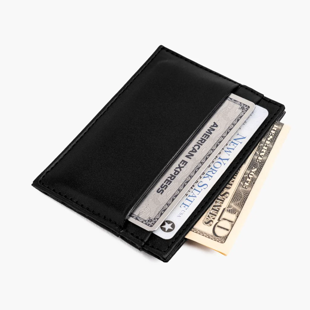 Leather Card Holder | Black - Image 4