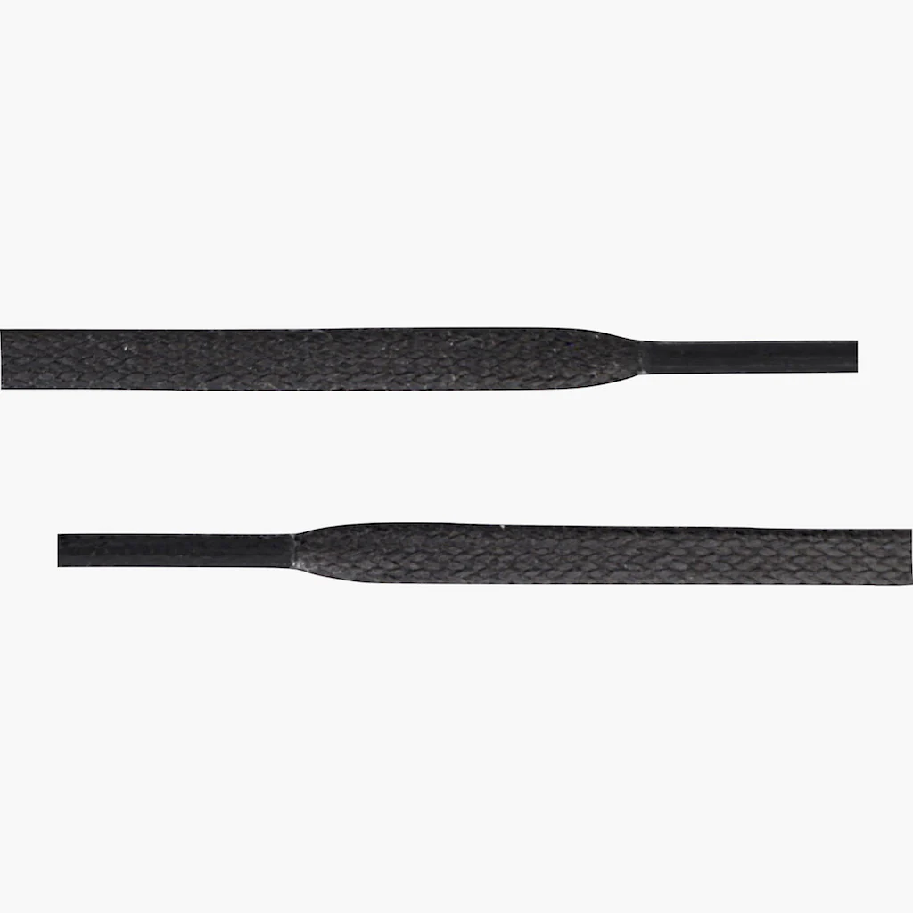 Flat Waxed Cotton Laces | Brown - Image 3