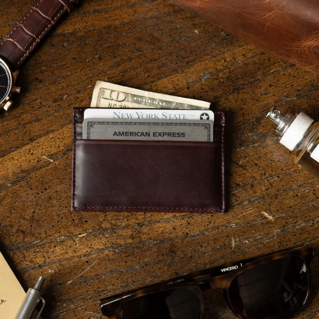 Leather Card Holder | Brown - Image 7