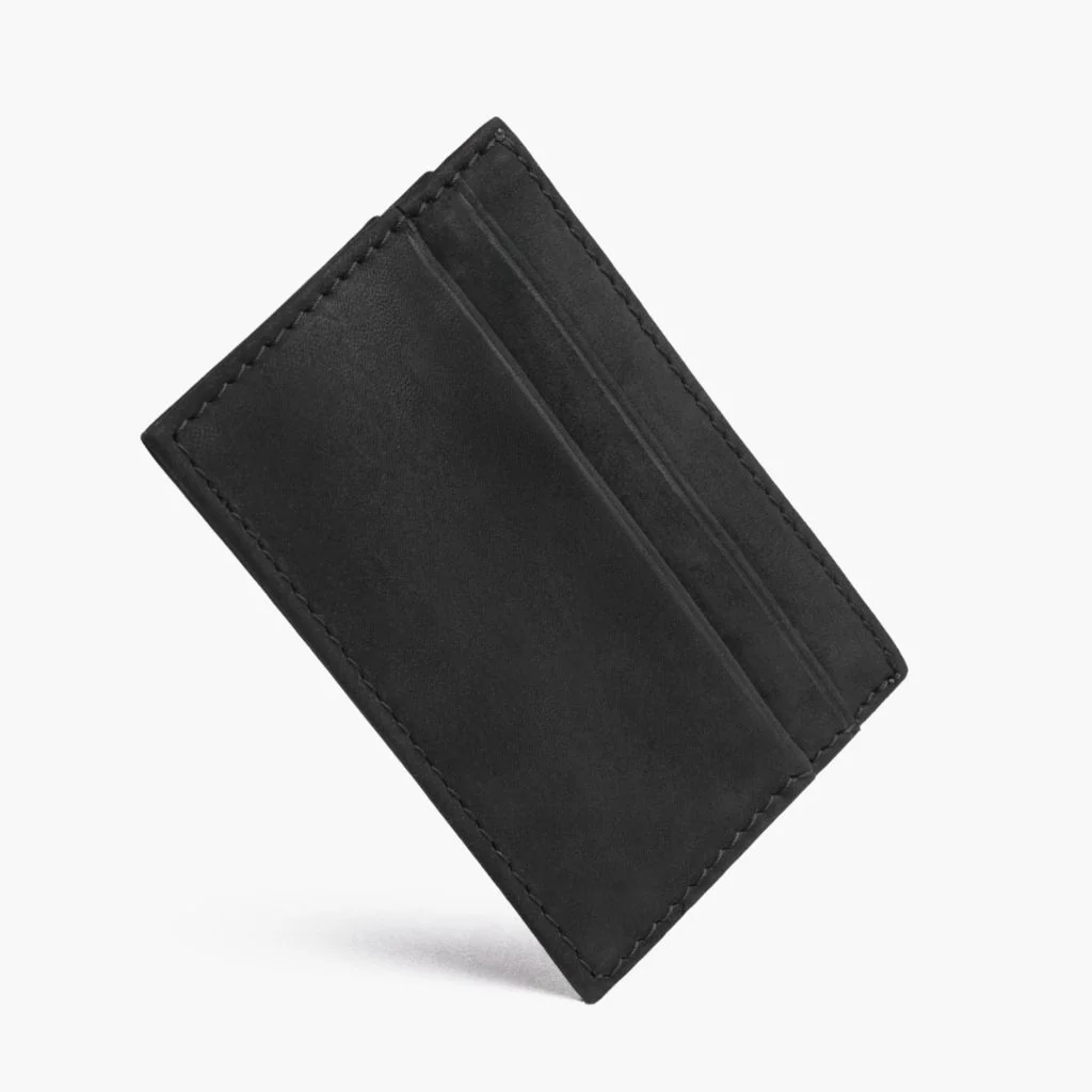 Leather Card Holder | Black Matte - Image 3