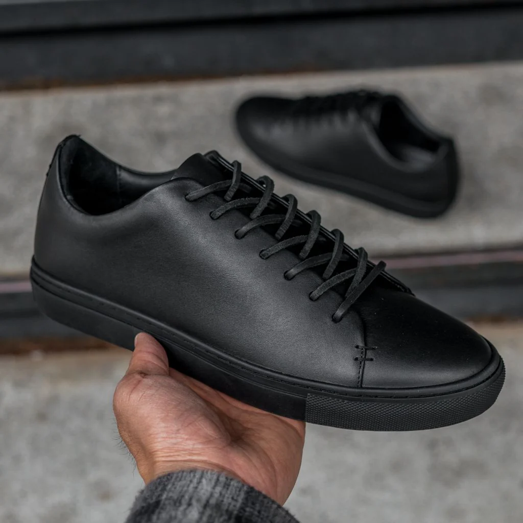 Premier Low Top | Black Vachetta - Image 8