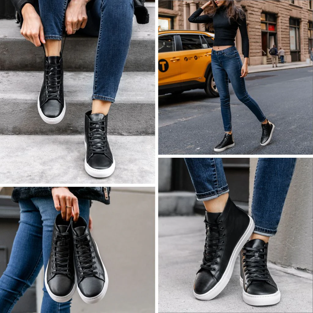 Women's Premier High Top | Black - Image 6